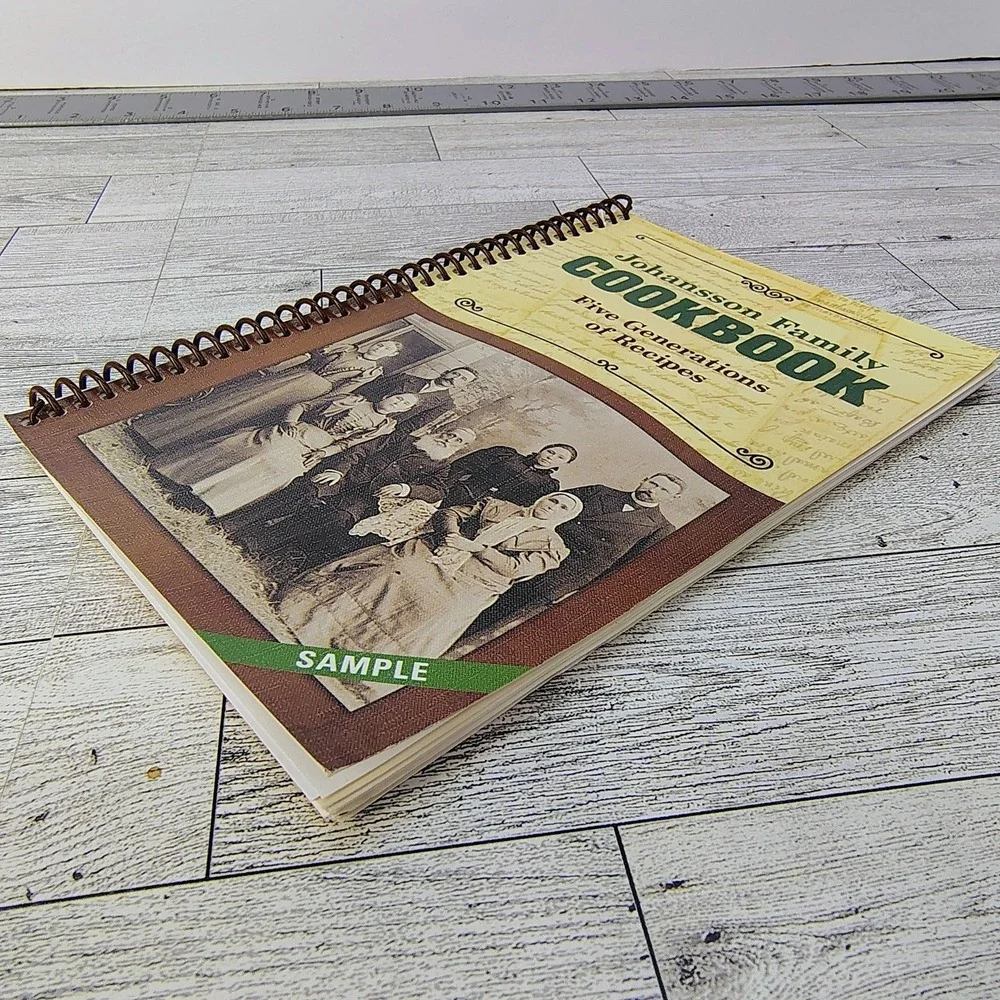 Johansson Family Cookbook 5 Generations Recipes 2017 Spiral Bound Heritage Kitch